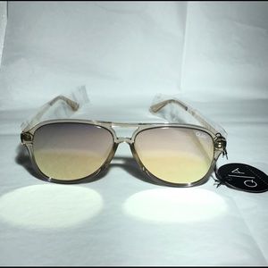 QUAY AUSTRALIA Under Pressure Mirrored Sunglasses